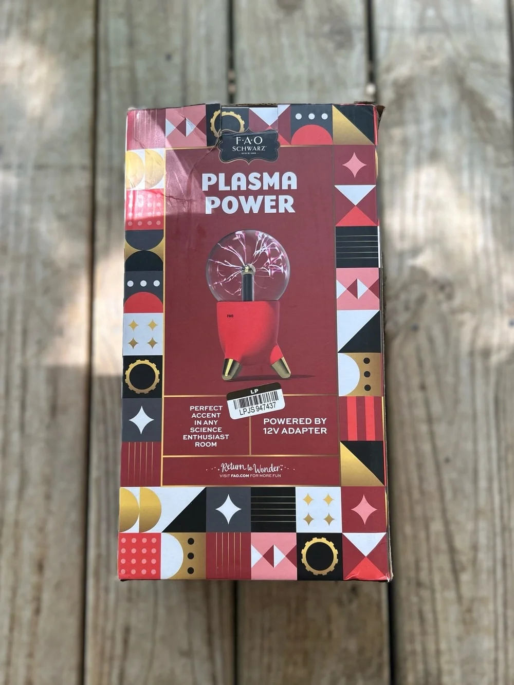 Red Lightning Plasma Ball